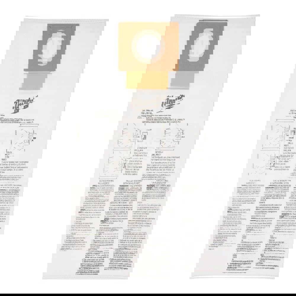 Vacuum Cleaner Bags; Bag Type: Collection Bag ; Pickup Type: Dry Pickup; Wet Pickup ; Compatible Vacuum Type: Drum-Top Vacuum Head ; Compatible Vacuum Capacity: 6 ; Material: Cloth ; Number Of Plys: 1-Ply